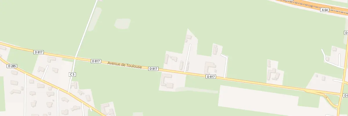 Plan du 1 Av de Toulouse à Angos