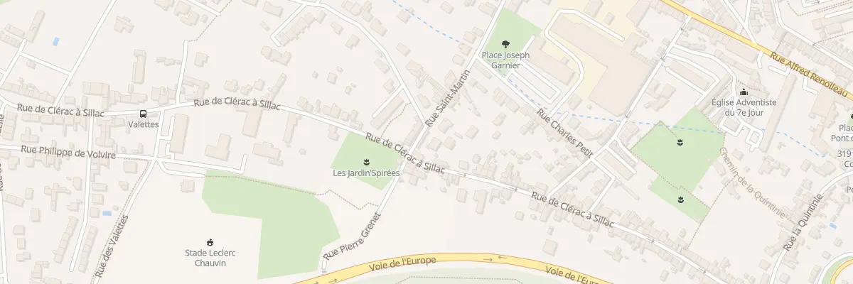 Plan du 134 Rue Saint Martin à Angoulême