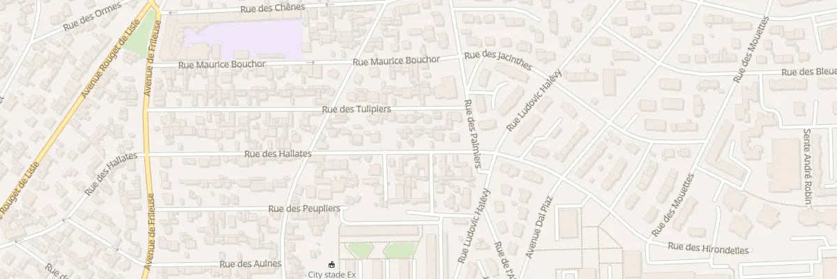 Plan du 73 Rue des Hallates au Havre