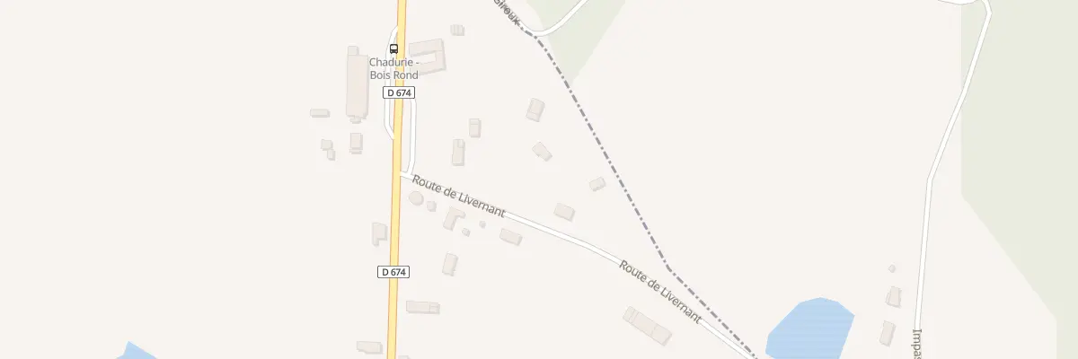 Plan du 5 Rte de Livernant à Chadurie