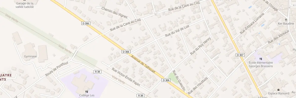 Plan du 9 Rue du Val de Loir au Lude