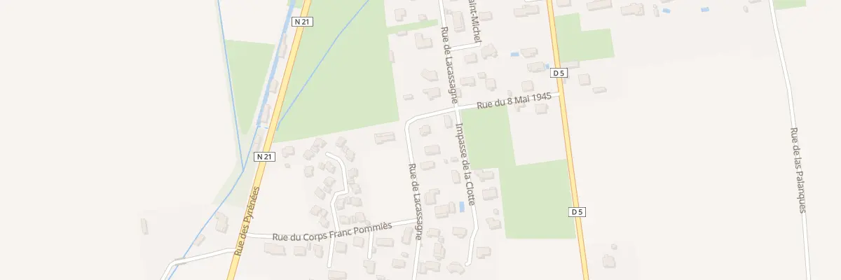 Plan du 27 Rue de Lacassagne à Rabastens-de-Bigorre