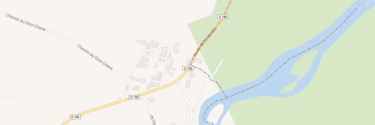Plan du 59 Rte de Fontenille à Luxé