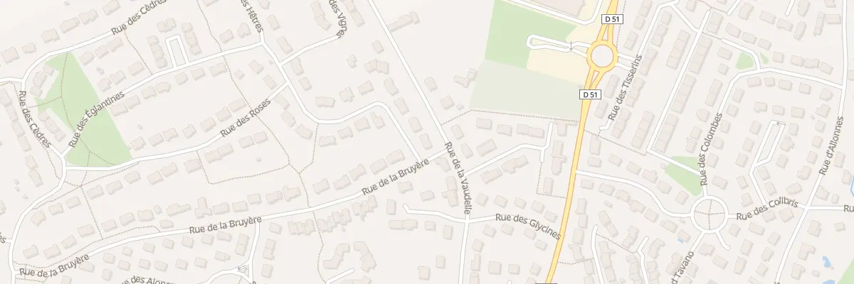 Plan du 2 Rue des Églantines à Spay