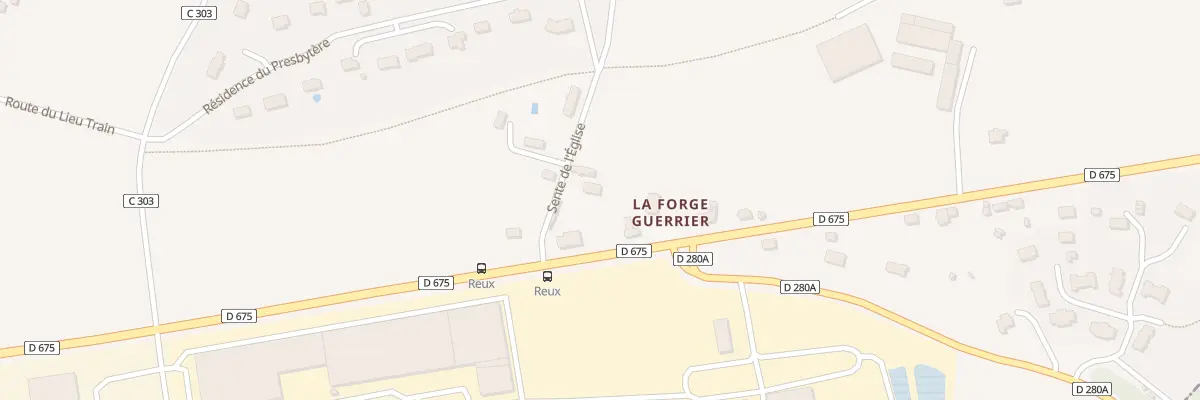 Plan du 5104 La Forge Guerrier à Reux