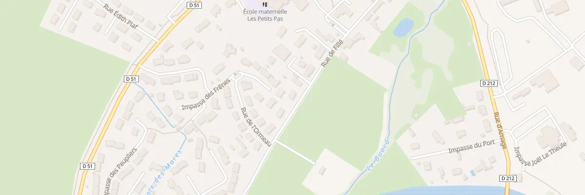 Plan du 16 Rue de Fillé à Spay