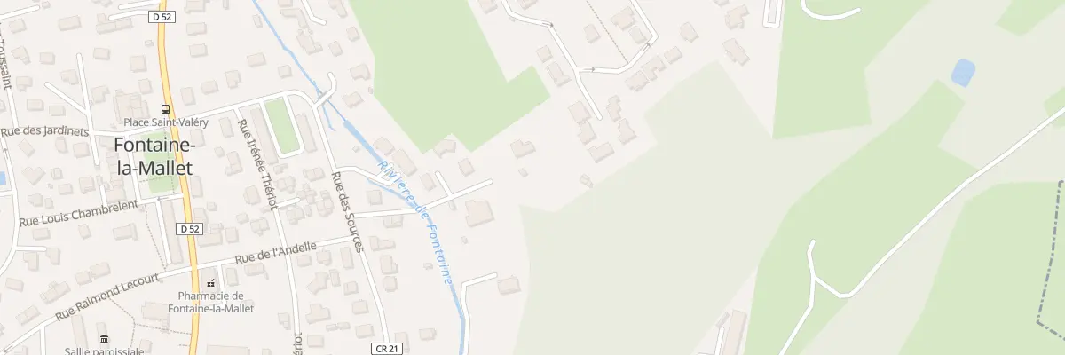 Plan du 22 Rue des Sources à Fontaine-la-Mallet