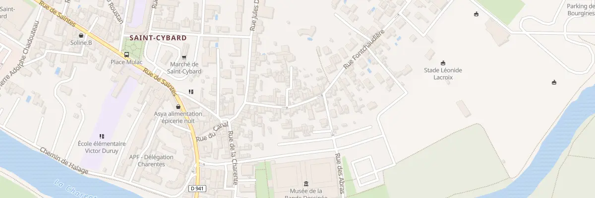 Plan du 69 Rue Fontchaudiere à Angoulême