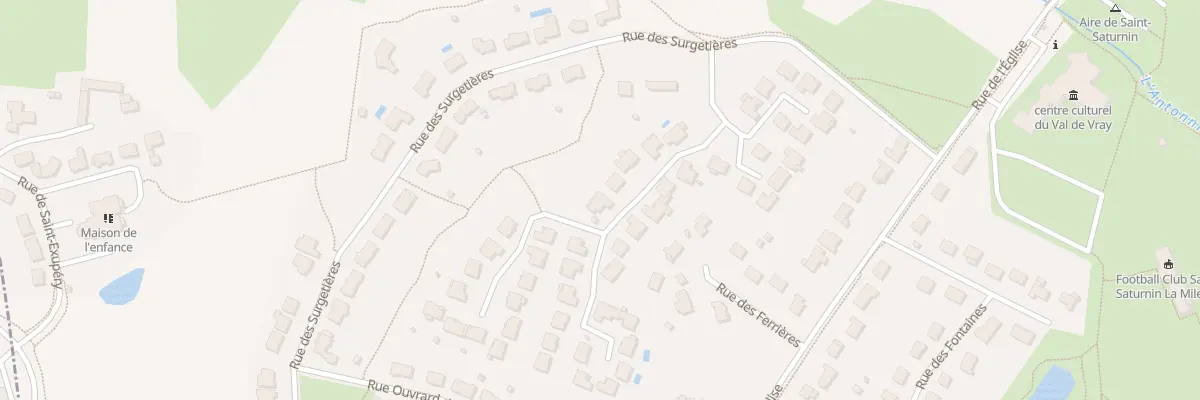 Plan du 47 Rue du Pré Vieux à Saint-Saturnin