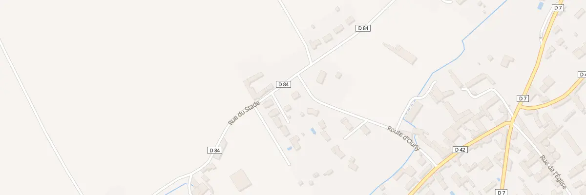 Plan du 2 Rte d’Ourly à Champigny en Rochereau