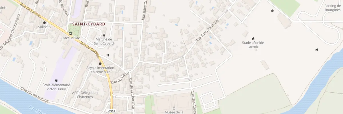 Plan du 73 Rue Fontchaudiere à Angoulême