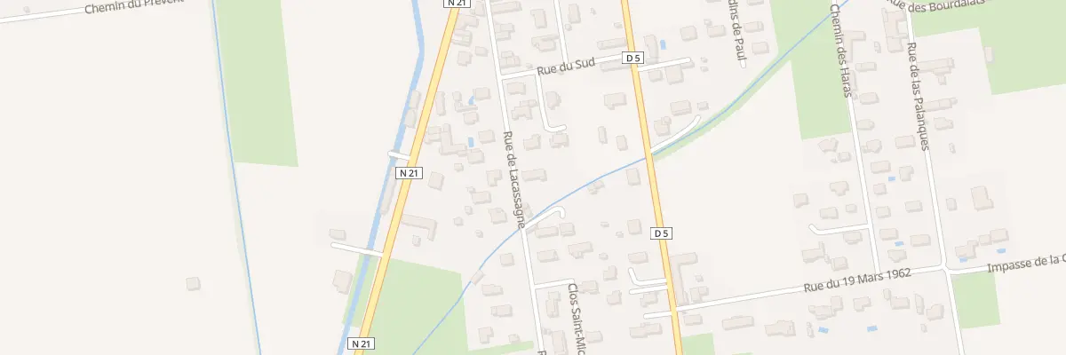 Plan du 19 Rue de Lacassagne à Rabastens-de-Bigorre