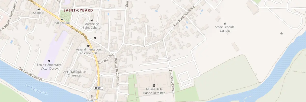 Plan du 26 Rue Fontchaudiere à Angoulême