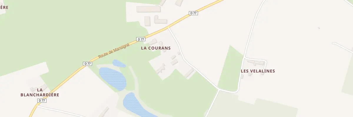 Plan du 5241 La Courans à Requeil