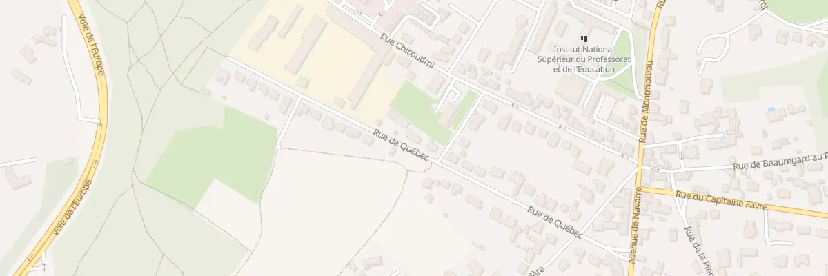 Plan du 28 Rue de Quebec à Angoulême