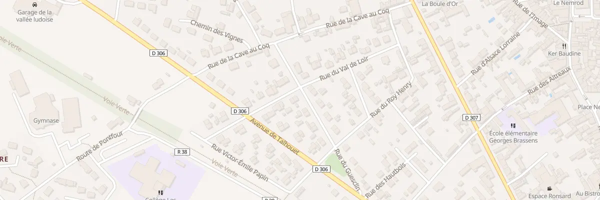 Plan du 5 Rue du Val de Loir au Lude
