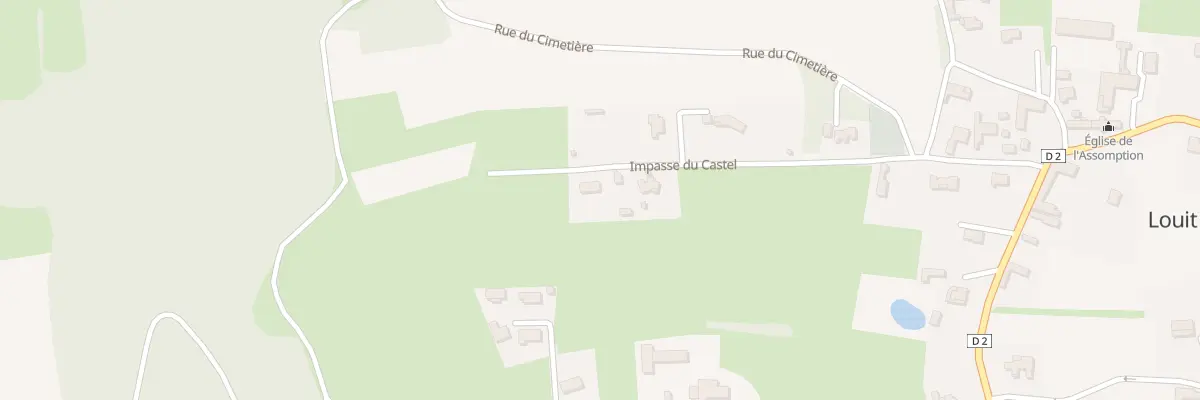 Plan du 24 Imp du Castel à Louit