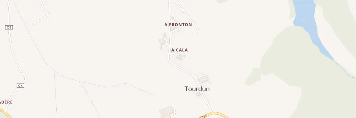 Plan du 5045 A Cala à Tourdun