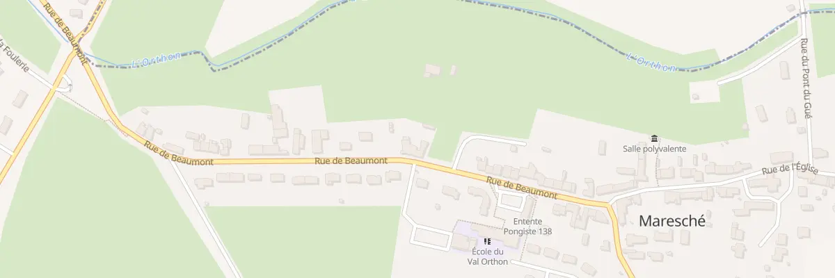 Plan du 29 Rue de Beaumont à Maresché