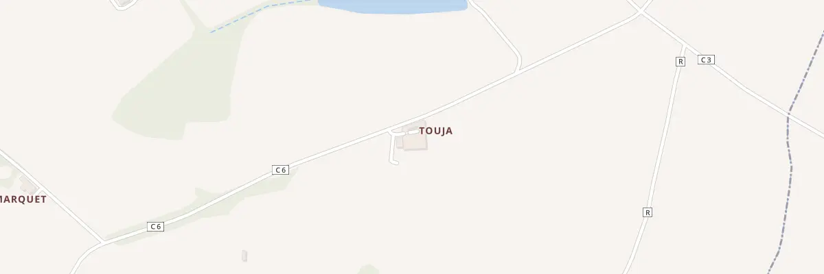Plan du 5043 A Touja à Couloumé-Mondebat