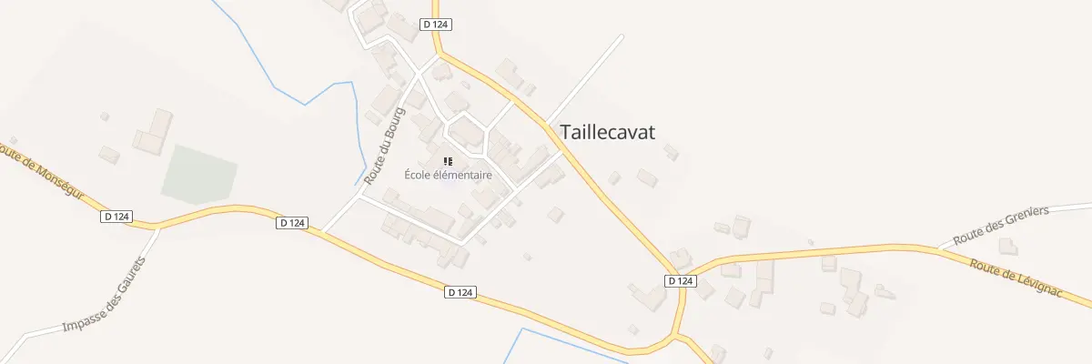 Plan du 33 Le Bourg à Taillecavat