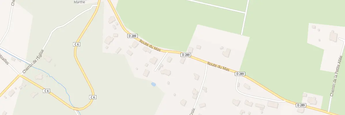 Plan du 3 Imp de la Pierre Blanche à Sainte-Marthe