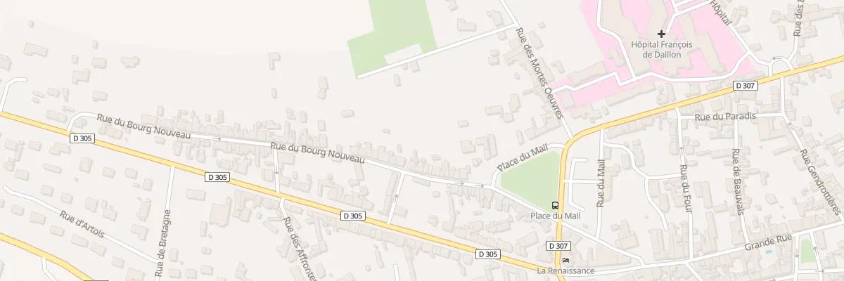 Plan du 16 Rue du Bourg Nouveau au Lude