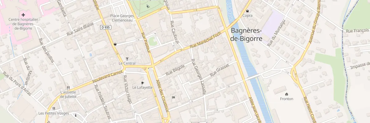 Plan du 2B Rue Bégole à Bagnères-de-Bigorre