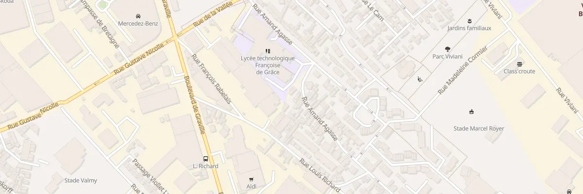 Plan du 61 Rue Amand Agasse au Havre