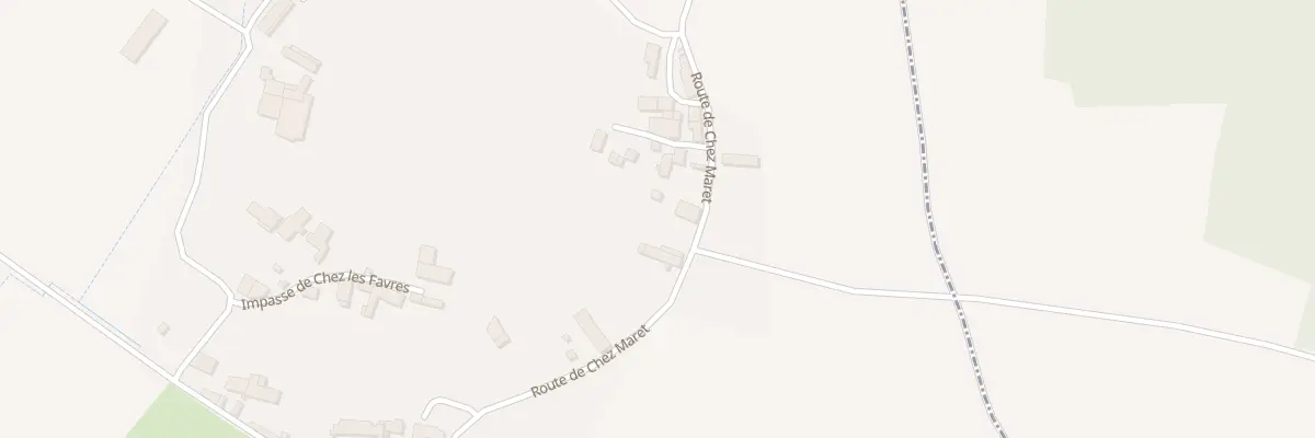 Plan du 15 Rte de Chez Maret à Sauzé-entre-Bois