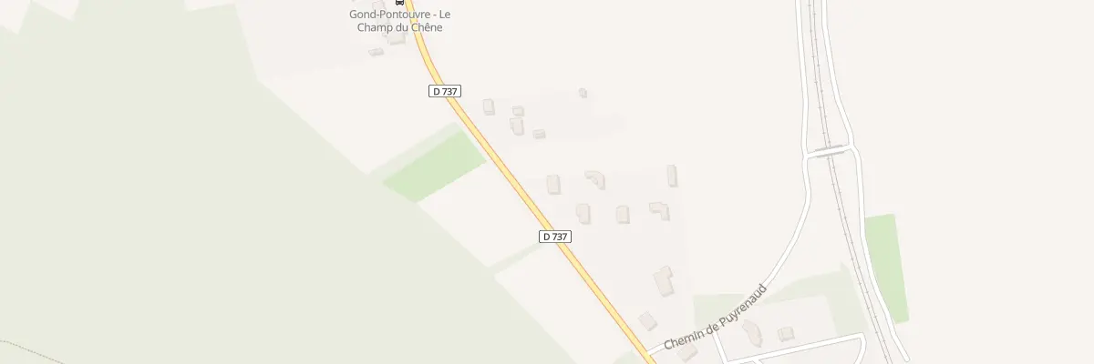 Plan du 544 Rte de Vars à Gond-Pontouvre