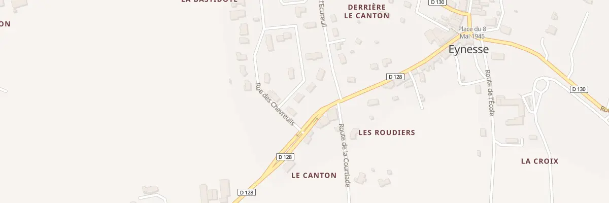Plan du 14 Lot Communal La Bastidote à Eynesse
