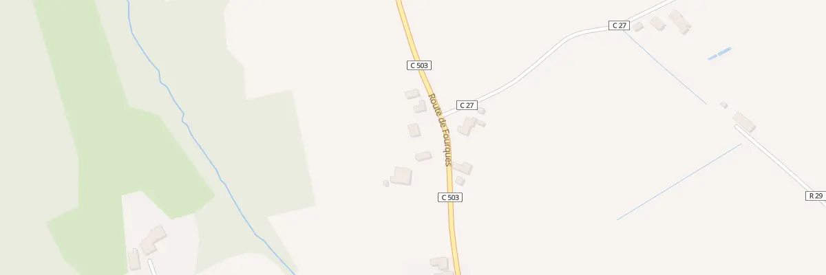 Plan du 575 Rte de Fourques à Sainte-Marthe