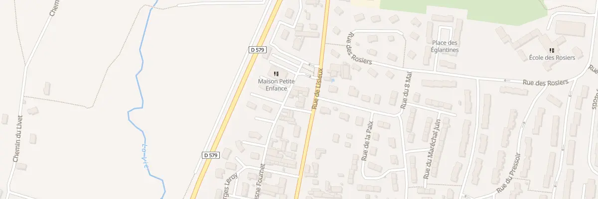 Plan du 89 Rue de Lisieux à Livarot-Pays-d’Auge
