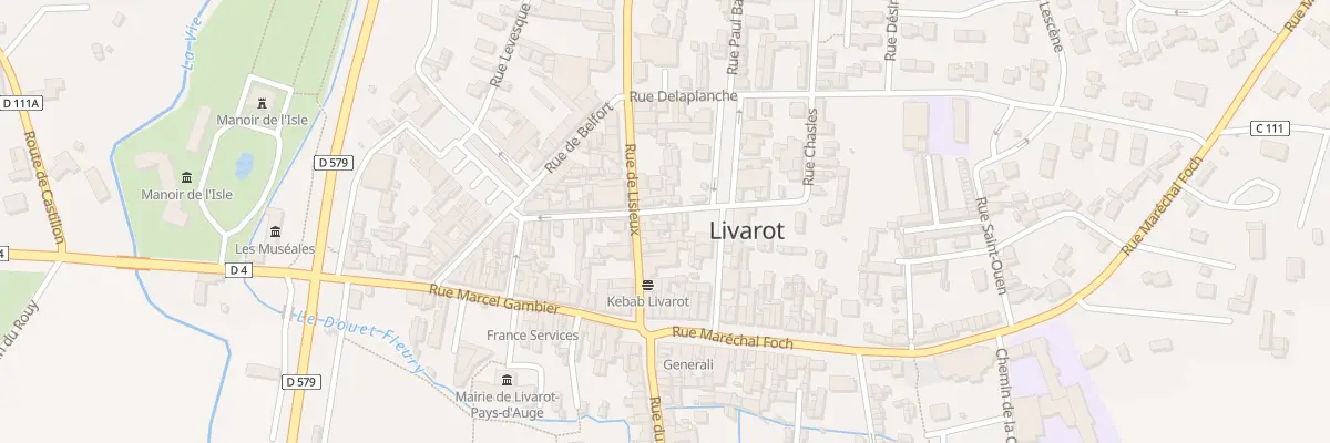 Plan du 13 Rue Jeanne d’Arc à Livarot-Pays-d’Auge