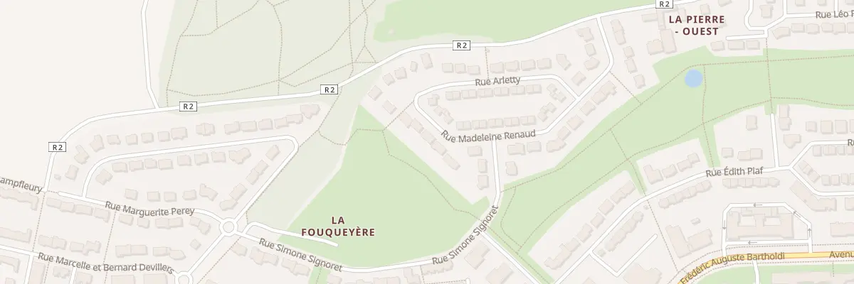Plan du 33 Rue Madeleine Renaud au Mans