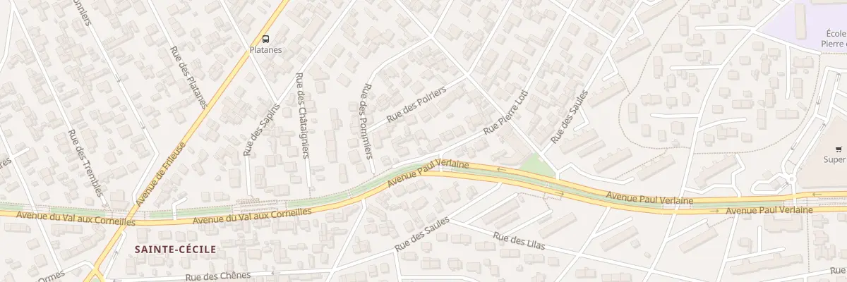 Plan du 101 Rue Pierre Loti au Havre