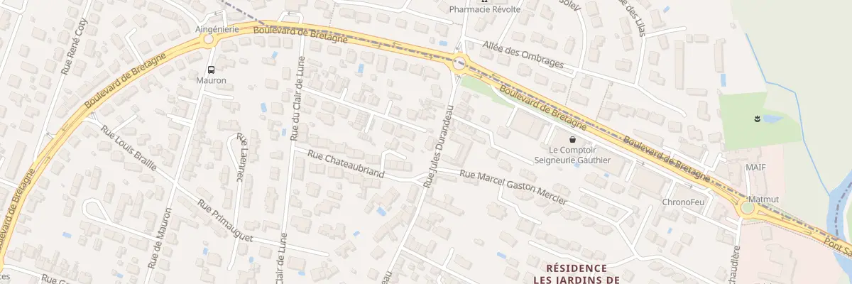 Plan du 156 Rue Jules Durandeau à Angoulême