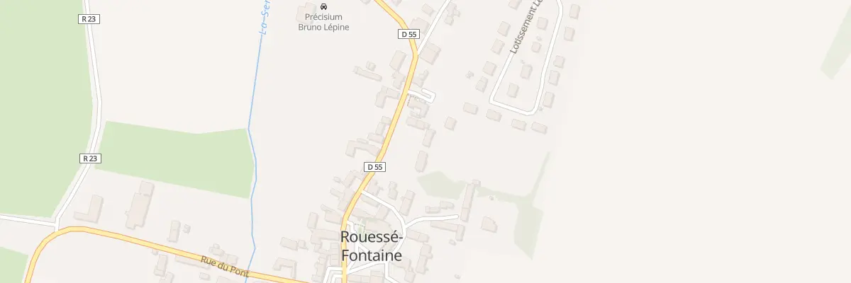 Plan du 6 Rue du General Leclerc à Rouessé-Fontaine