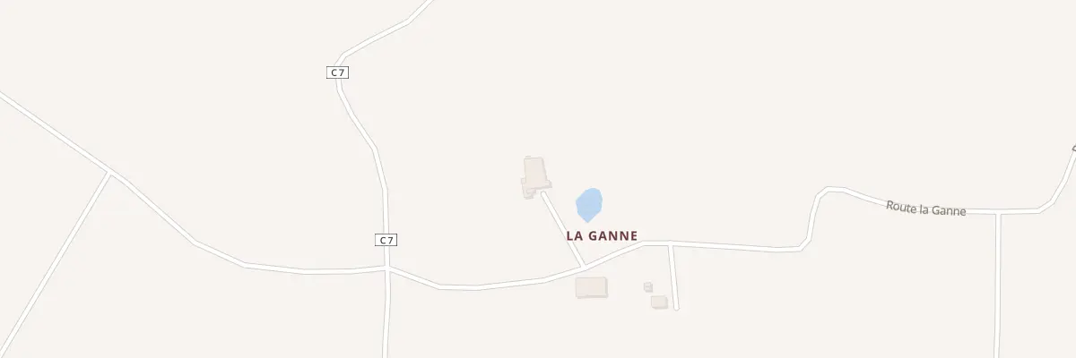 Plan du 195 Rte La Ganne à Baleyssagues