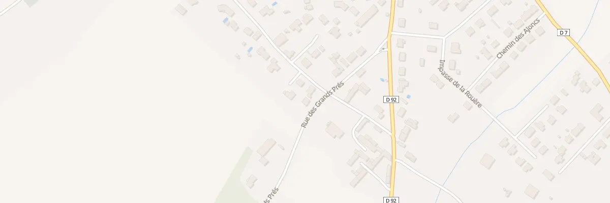 Plan du 8 Rue des Grands Prés à Champigny en Rochereau