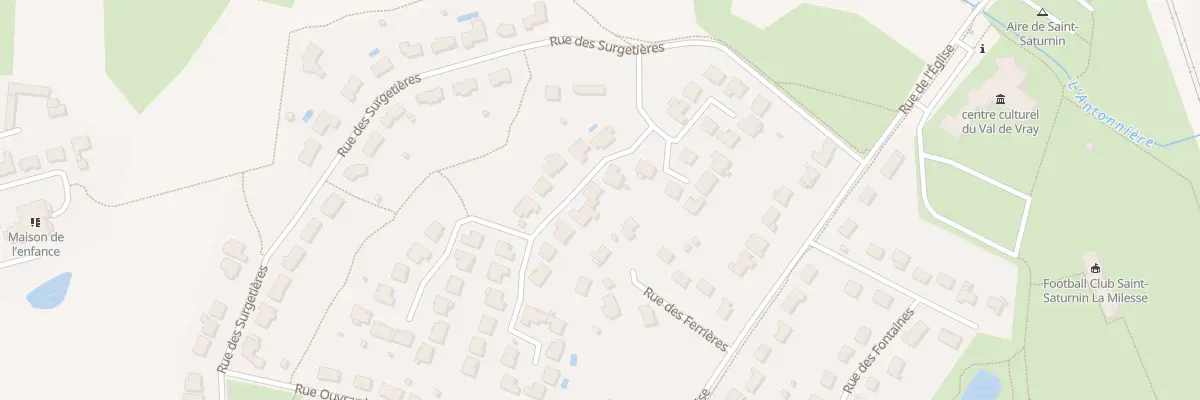 Plan du 16 Rue du Pré Vieux à Saint-Saturnin
