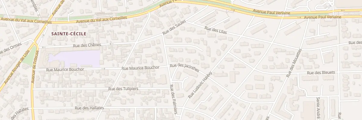 Plan du 5 Rue des Jacinthes au Havre