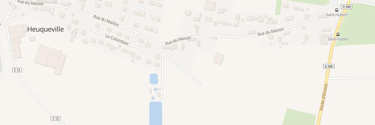 Plan du 494 Rue du Manoir à Heuqueville