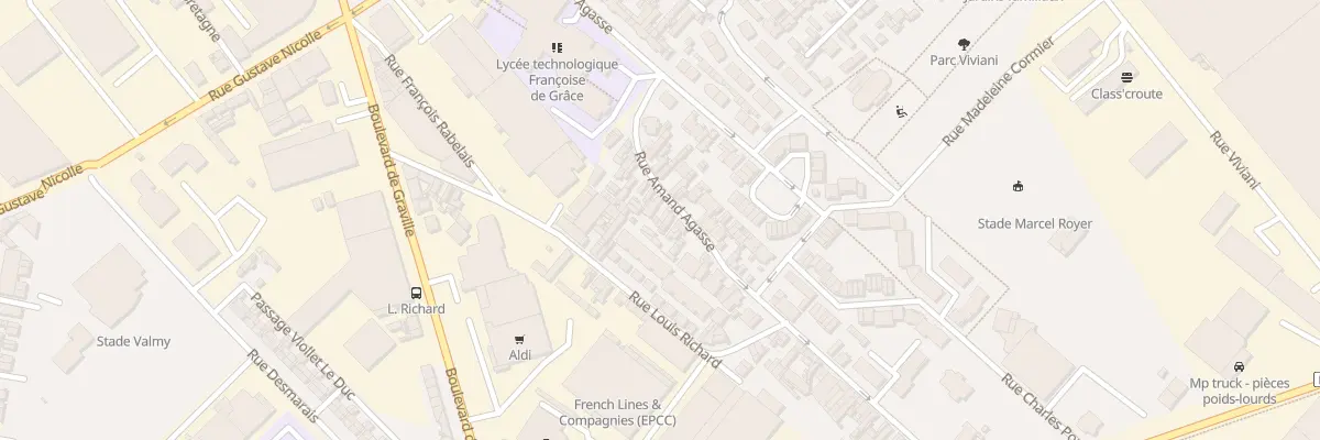Plan du 49 Rue Amand Agasse au Havre
