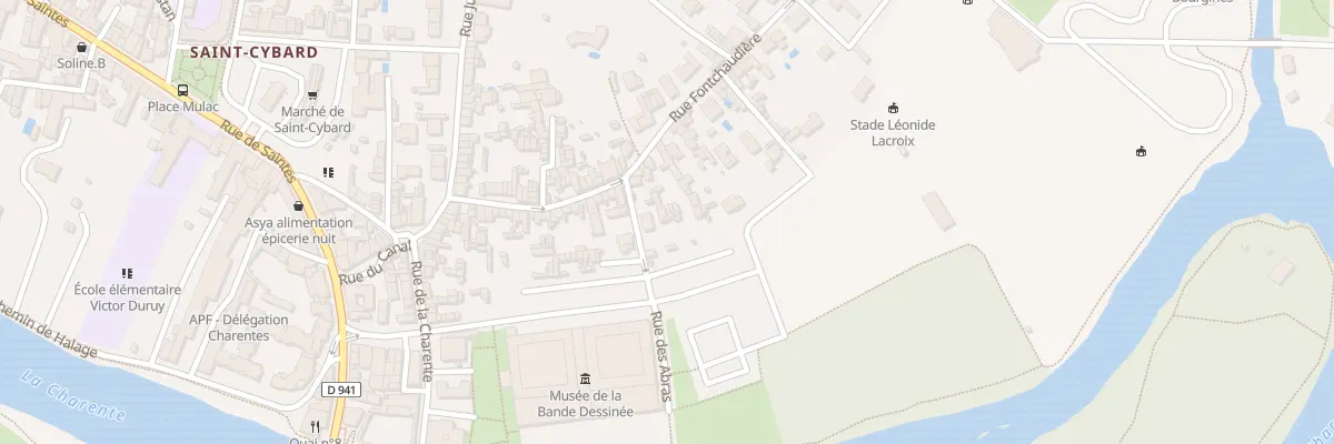 Plan du 46Q Rue Fontchaudiere à Angoulême