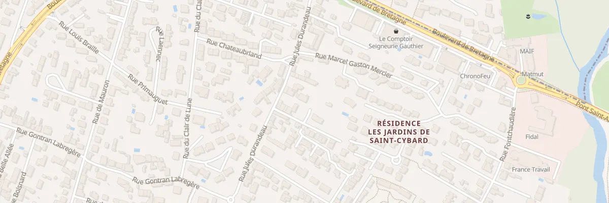 Plan du 147 Rue Jules Durandeau à Angoulême