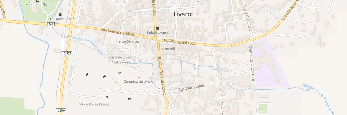 Plan du 9 Rue Mal Foch à Livarot-Pays-d’Auge