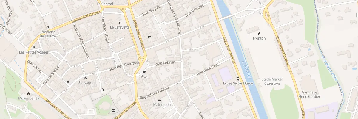 Plan du 43 Rue Georges Lassalle à Bagnères-de-Bigorre