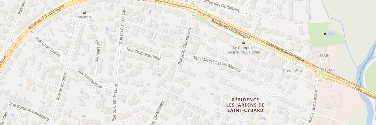 Plan du 151 Rue Jules Durandeau à Angoulême